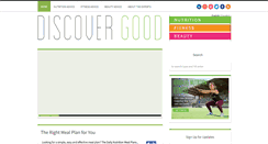 Desktop Screenshot of discovergoodnutrition.com